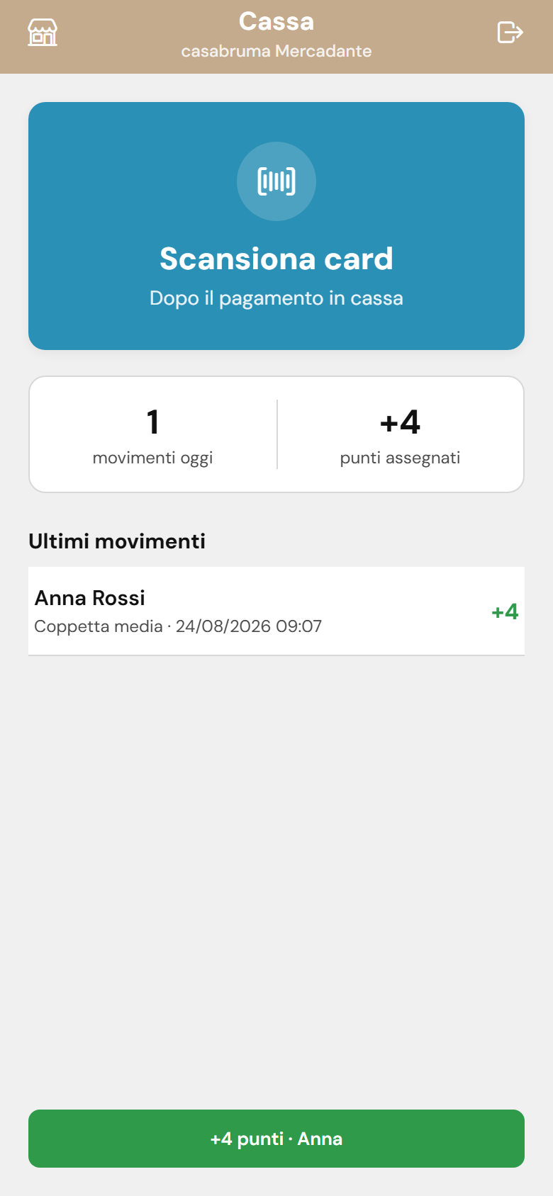 casabruma staff points confirmed screen